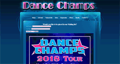 Desktop Screenshot of dancechampsevents.com