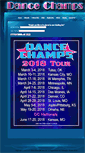 Mobile Screenshot of dancechampsevents.com
